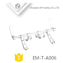 EM-T-A006 Chromed Polishing soft-close Stainles steel toilet seat hinges Sanitary ware